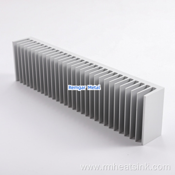 custom extruded aluminum amplifier heat sink